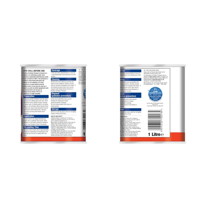 Quick Drying Radiator Enamel Satin 1L gallery