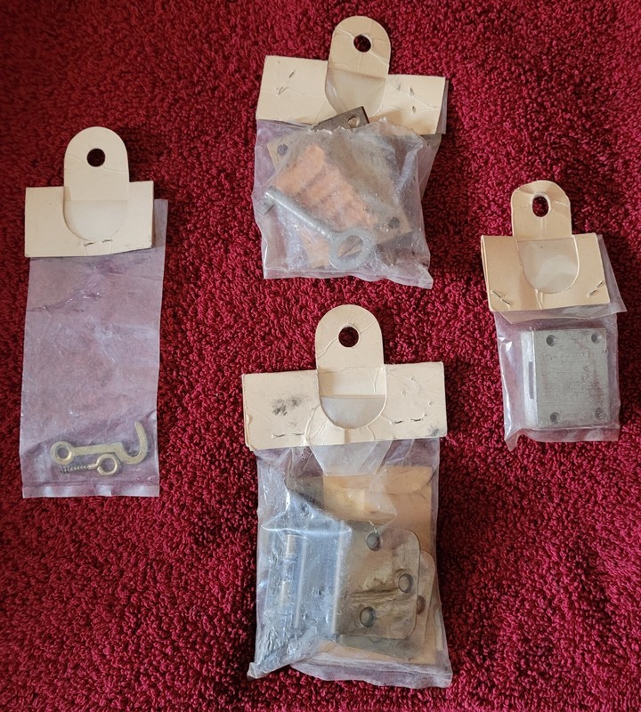 Vintage Hardware Lot Drawer Locks, Latch & Hinge In Original Packaging gallery