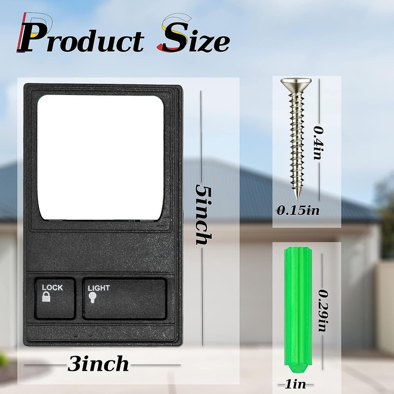 Multi-Function Wall Keypad Control Panel for LiftMaster 41A5273-1 78LM Black gallery