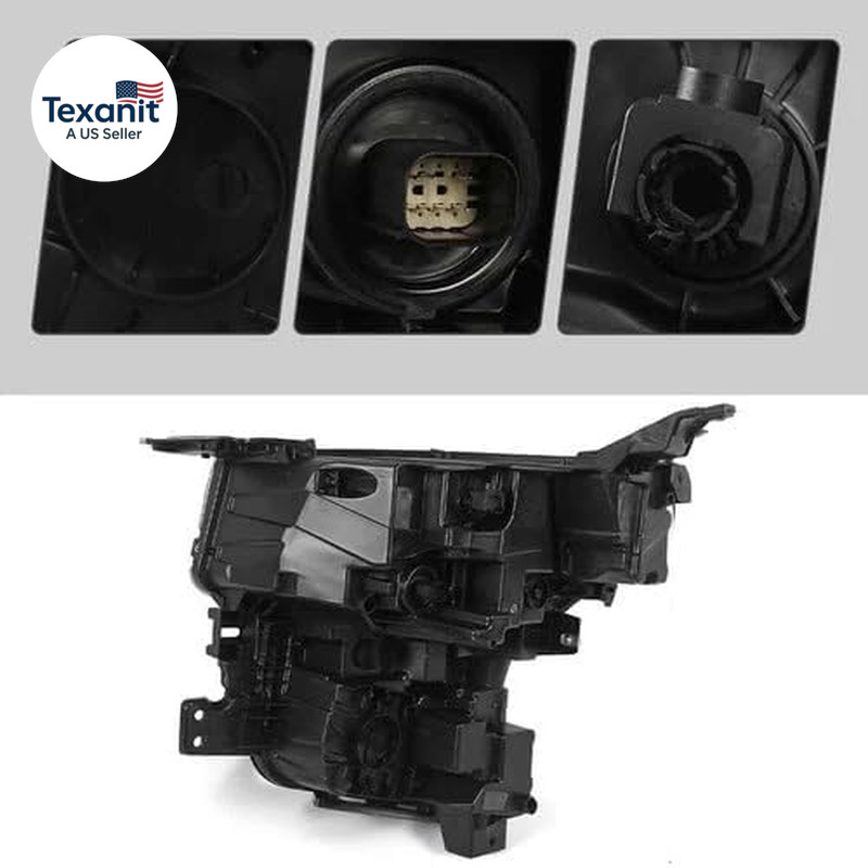 LED Headlight Assembly W/Halogen Turn Signal Pair Fit for Chevy Tahoe & Suburban gallery