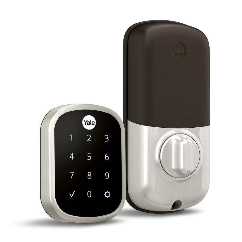 Yale Security Keyless Entry Touchscreen Deadbolt Unlock w/Entry Code Satin Nickl