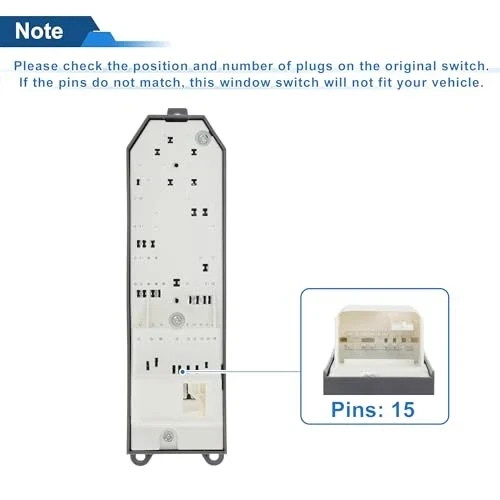 Front Left Driver Side Power Window Switch for Toyota Yaris 2011-2019 Window gallery