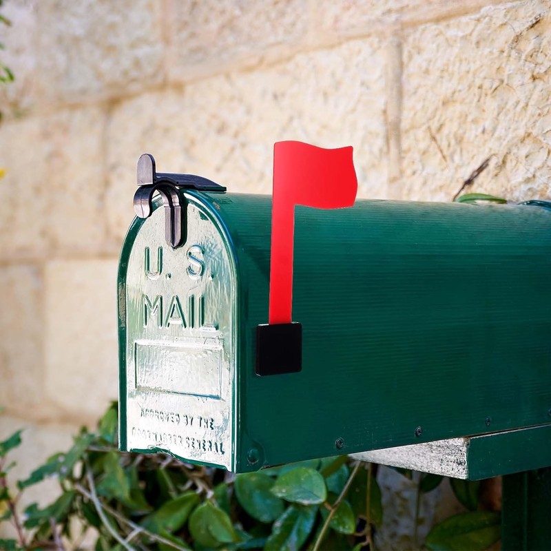 Easy-Install Mailbox Flag Replacement Kit - Upgrade Your Mailbox with a Red F gallery