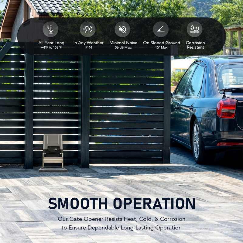 Sliding Gate Opener Electric Operator Remote Control Auto Roller 1400lbs TET gallery