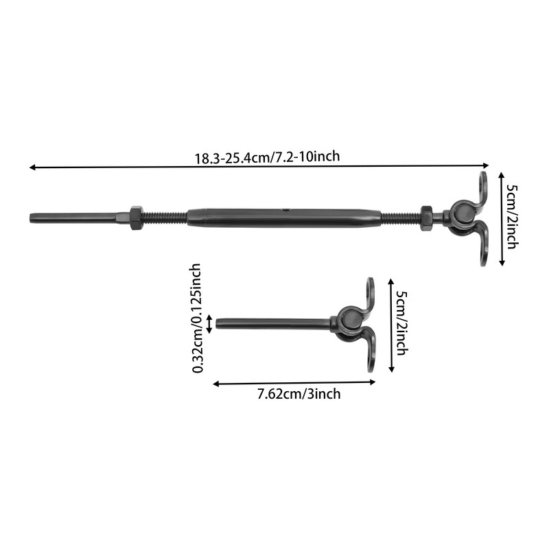 Cable Railing Hardware Kit - 10 Pairs of 316 Stainless Steel Connectors gallery