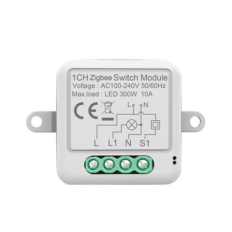 4 Channel ZigBee 3.0 Relay Module Smart Switch DIY Compatible with Tuya