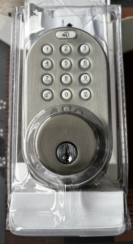 MiLocks DF-02SN Electronic Keyless Entry Touchpad Deadbolt Door Lock