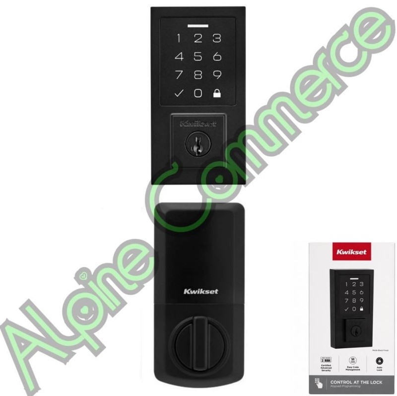 *1-Set* Kwikset SmartCode 270 Keypad Electronic Pad Matte Black 992700-005