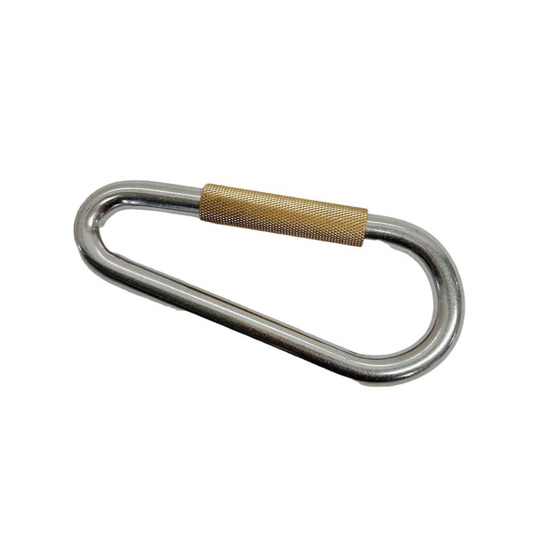 5/16" Carabiner Quick Link Spring Loaded Lock, 5-1/8"L T304 Stainless Steel 4Pcs gallery