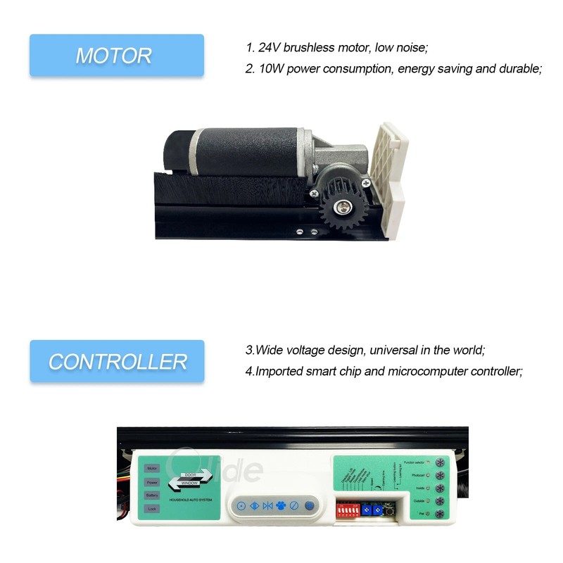 Automatic Residential Sliding Door Operator with WIFI Access Switch gallery