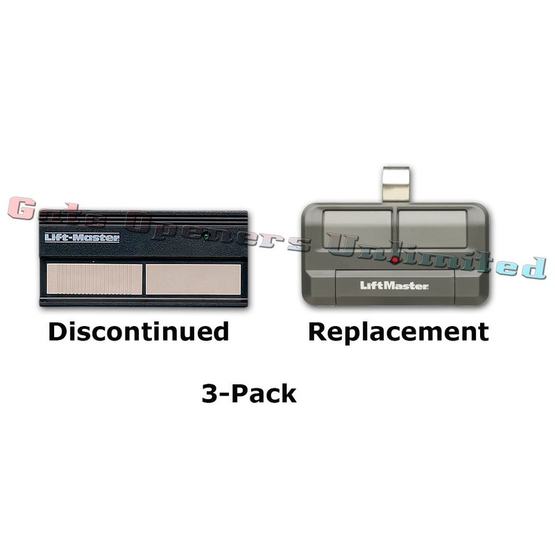 Liftmaster 62LM 3-Pack 2-Button Digital Remote Replaced by 892LT 2-Button