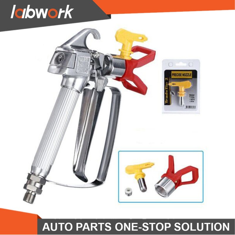 Labwork 3600PSI Airless Paint Spray Gun w/ Tip&Tip Guard Sprayers Fast shipping