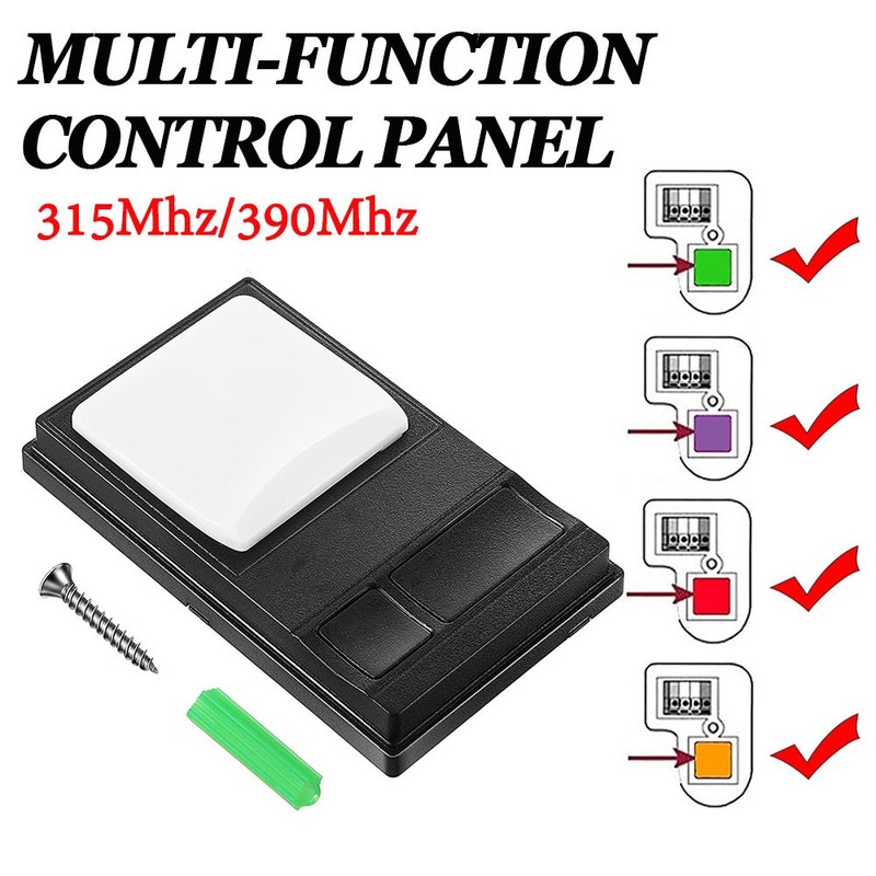 Multi-Function Wall Keypad Control Panel for LiftMaster 41A5273-1 78LM Black