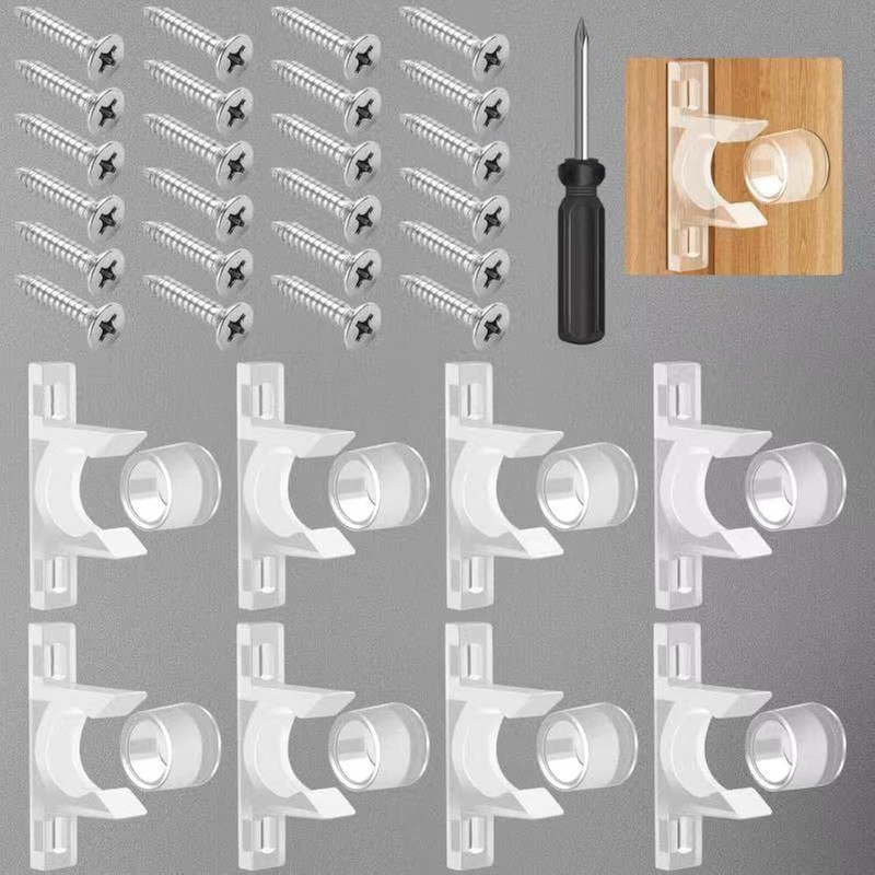 8 Sets False Front Cabinet Clips Kitchen Cabinet Doors Replacement for Drawer Re gallery