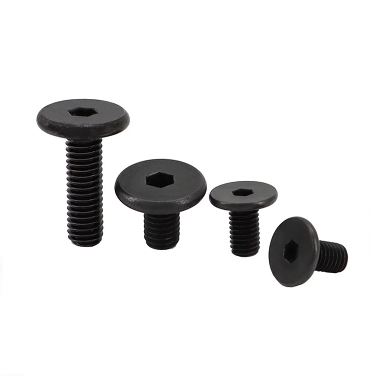 15pcs M4 Allen screw thin flat head bolt 10.9 Grade knob thread nail 8-20mm