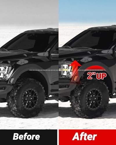 2" Leveling Lift Kit Compatible with Toyata 2005-2023 Tacoma 2 inch Black gallery