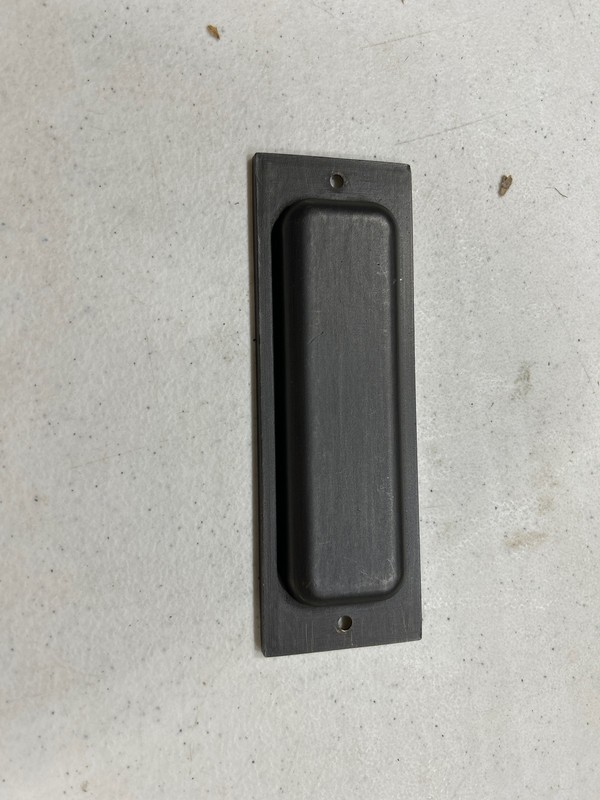 Emtek, Sandcast Bronze Rectangular Flush Pulls-6", MB gallery