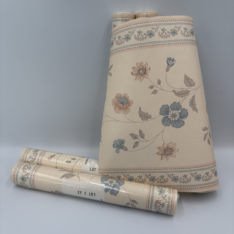 1990s Vintage Wallpaper J Ridge Designs 9” Chair Border 60+feet