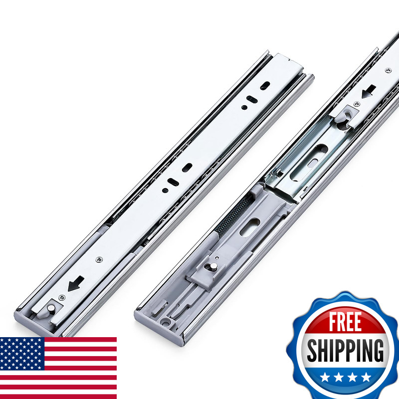 Joy Decor 5 Pairs Soft Close Drawer Slides 20 Inches Heavy Duty Side Mount