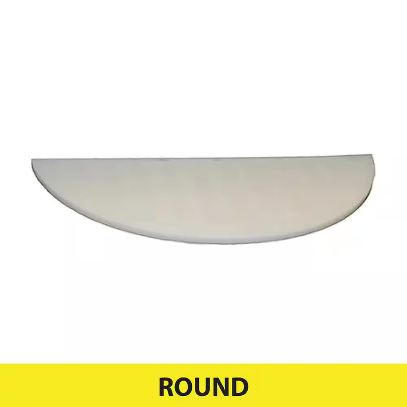 Window Well Cover Round Flat Plastic 39 in Heavy Duty Clear Basement Guard gallery