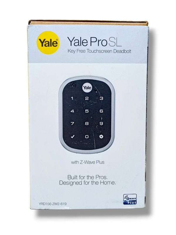 Yale Pro SL Key Free Deadbolt Nickel YRD156-ZW2-0BP 2022 Z Wave Plus NEW NIB