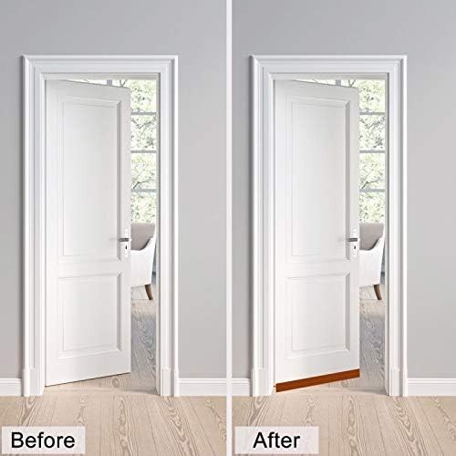 Energy-Efficient Silicone Door Sweep - 2inch x 20feet, Multi-Functional Design gallery