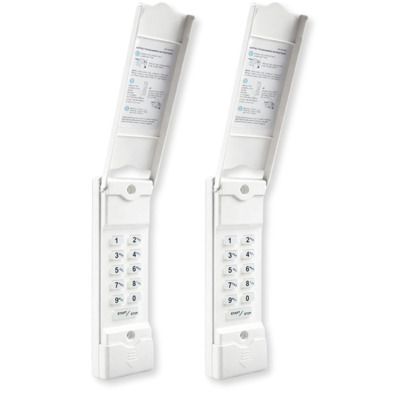 2 PCS Garage Door Remote Keypad Opener Fits Linear MDTK Keyless Entry System
