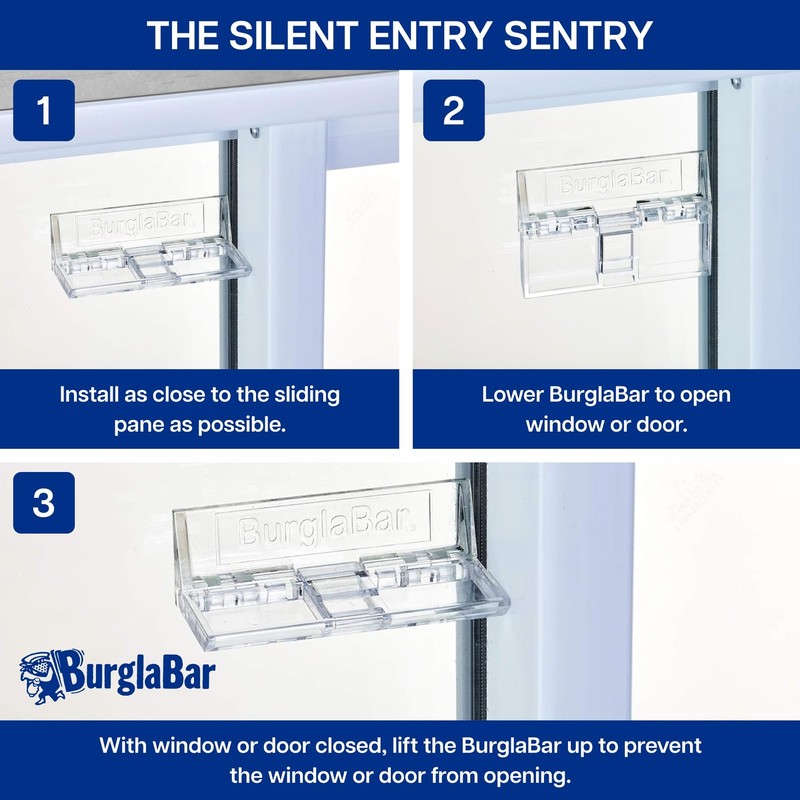 2 Pack Additional Security for Sliding Patio Doors,Sliding Glass Windows. and... gallery