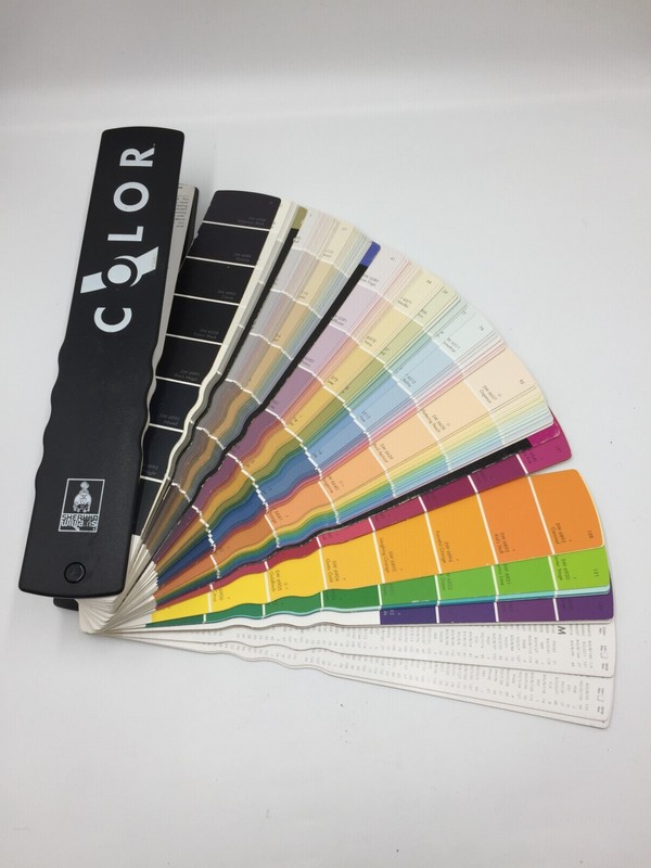 Sherwin Williams Color Sample Flip Out Chart,Plastic Body With Cardboard Cards