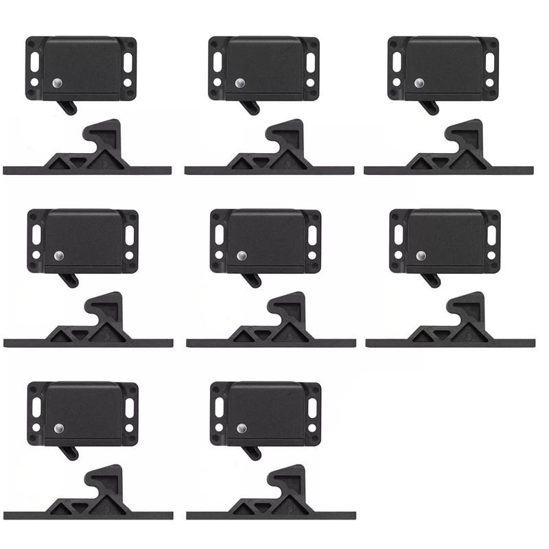 RV Drawer Latches Strong Push, 8 Pack RV Cabinet Door Latch 8 LBS Pull Force