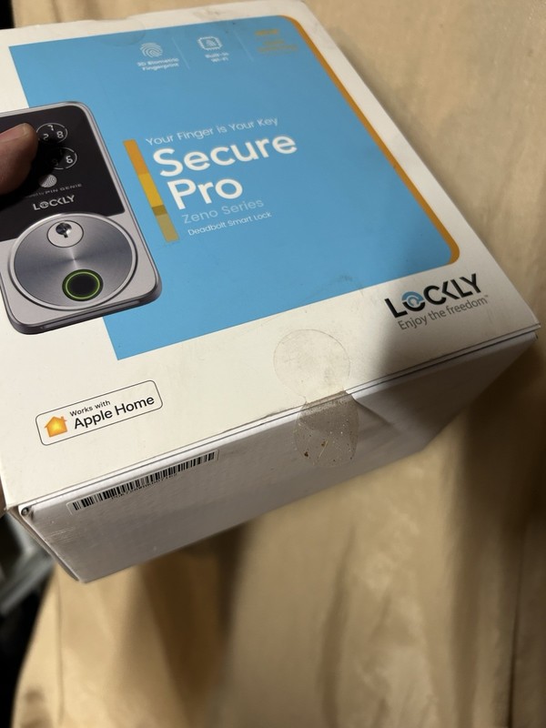 $330 Lockly Secure Pro Zeno Biometric Fingerprint Electronic Lock Apple Keys gallery