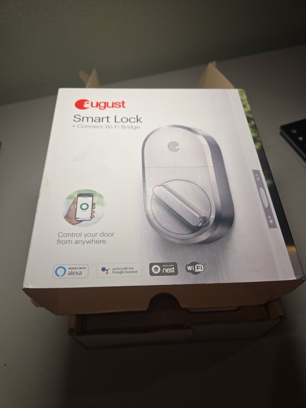August Smart Lock Keyless Entry – ASL-3B – Silver (3rd Generation)