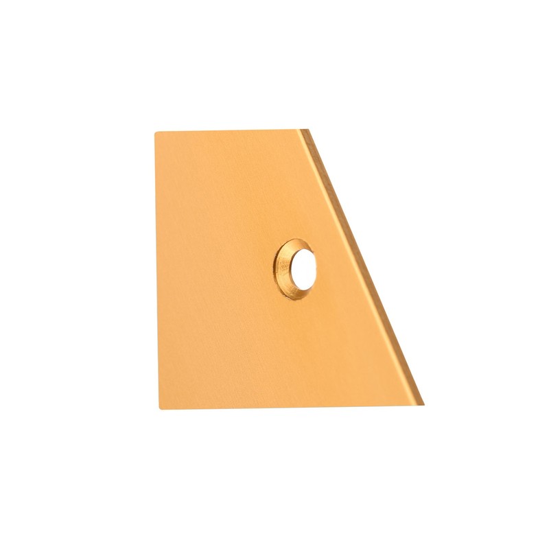 4 X16 Inches Aluminum Door Kick Plate Gold for Exterior Door 2PCS