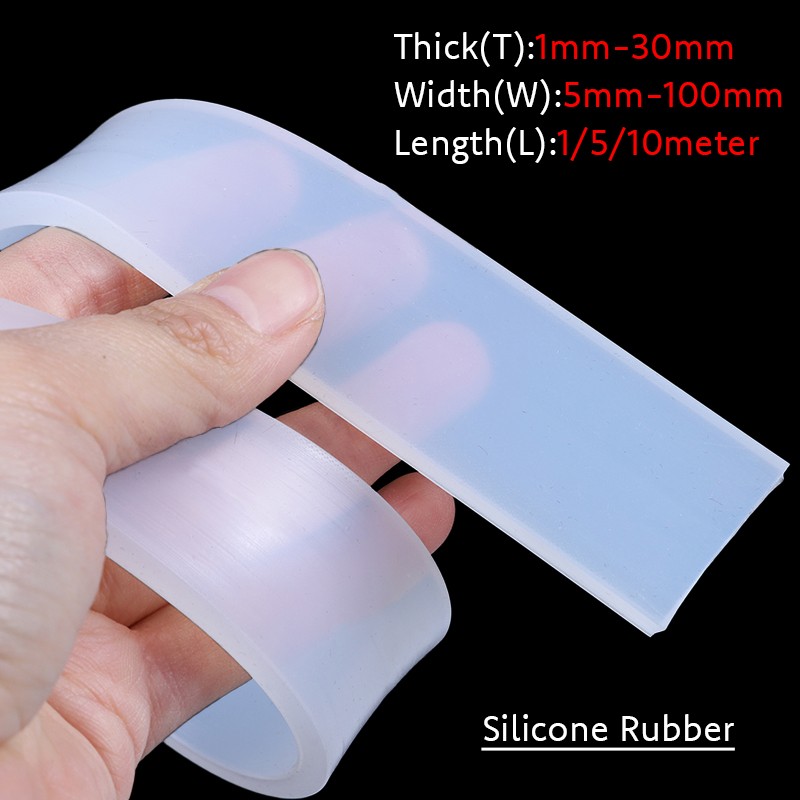 Rectangular Silicone Strip High-Temp Resistant Waterproof Sealing Stripping