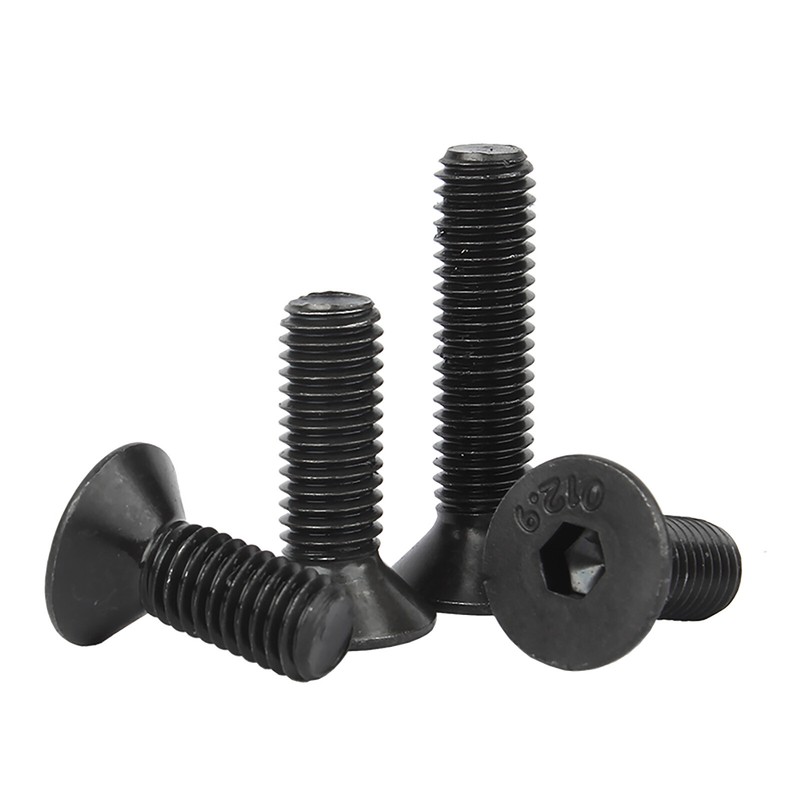 12.9 Carbon Steel Countersunk Socket Screw Allen Key Bolts Screws Din 7991 gallery