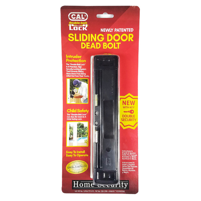 CAL Double Bolt Lock – Sliding Patio Door Locks – Child Proof Sliding Door Lock