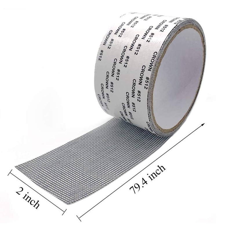 Strong Adhesive Window Screen Repair Tape, 2"x80" - Tear-Resistant Fiberglass gallery