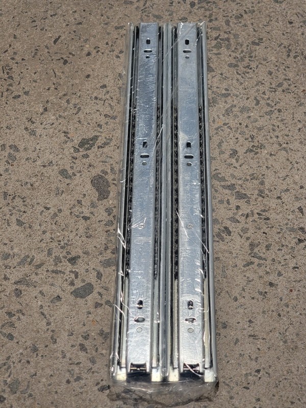 20" Full Extension Side Mount Ball Bearing Drawer Slides - CASE OF 10 SETS gallery