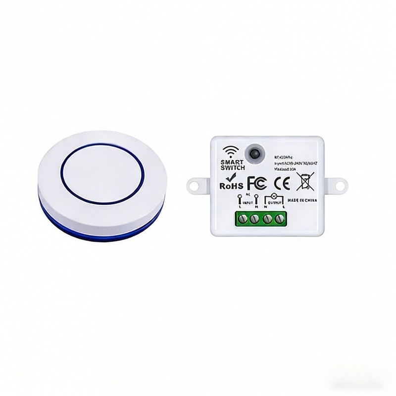 Wireless Smart Light Switch Without Neutral RF 433Mhz Mini Receiver Moudle 220V