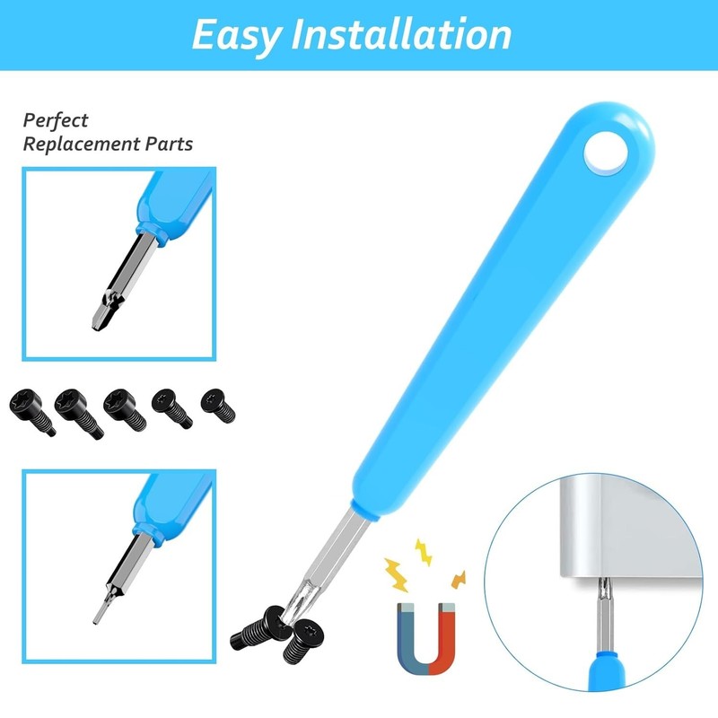 Quality 20Pcs Blue Screwdriver Set - T6 & T15 for Doorbell Replacement gallery