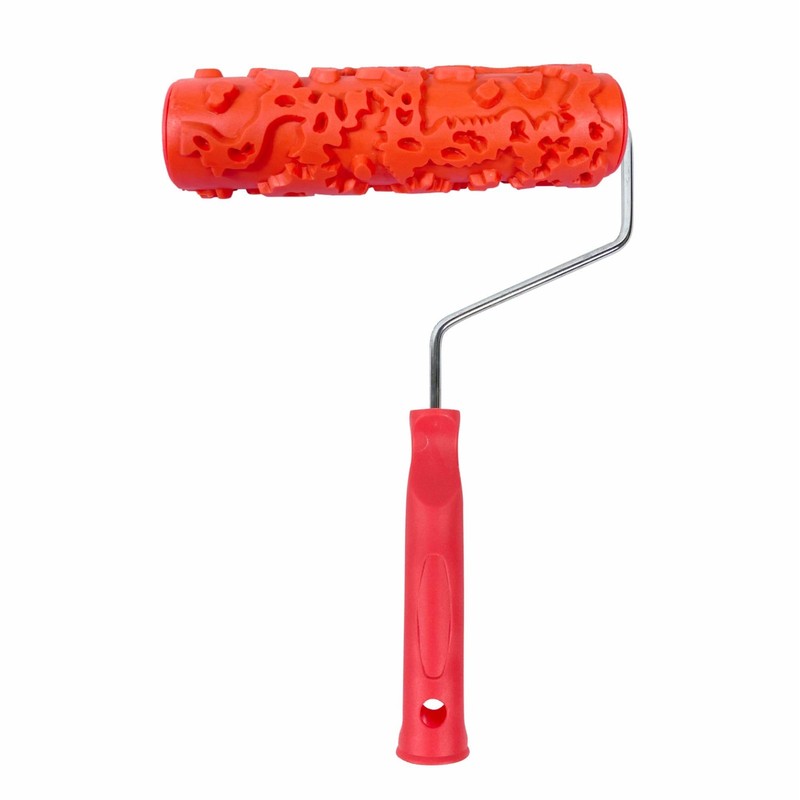 7” Patterned Paint Roller for Wall Decoration Classic Brick Embossing Texture