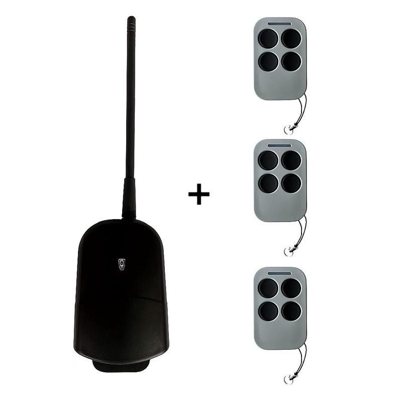 12-24V Universal 2-Channel Receiver 433.92MHz Remote Control Rolling Fixed Code