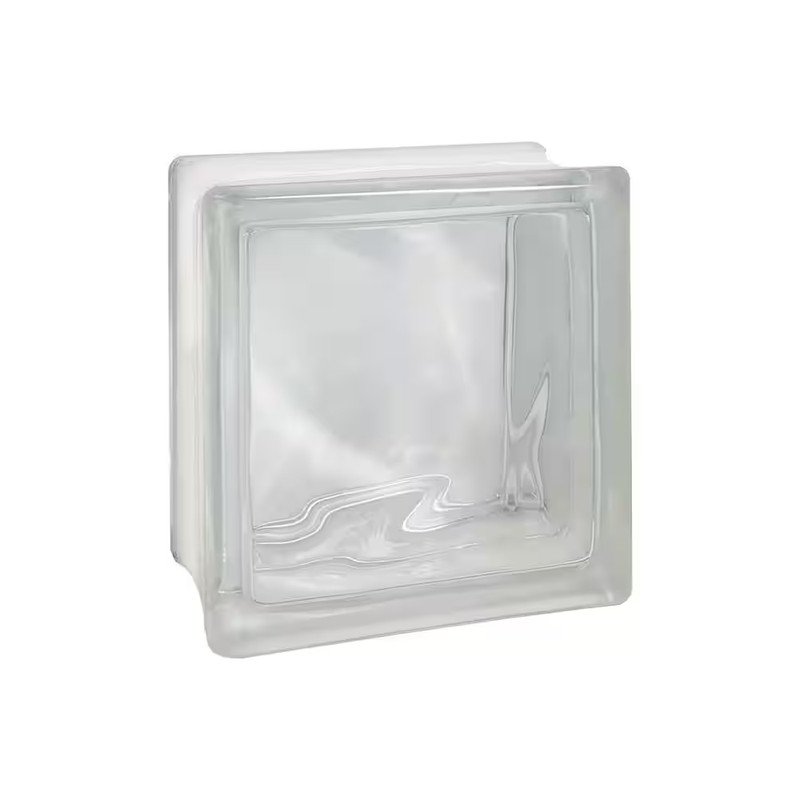 3 In. Thick Series 6 In. X 6 In. X 3 In. (10-Pack) Wave Pattern Glass Block (Act