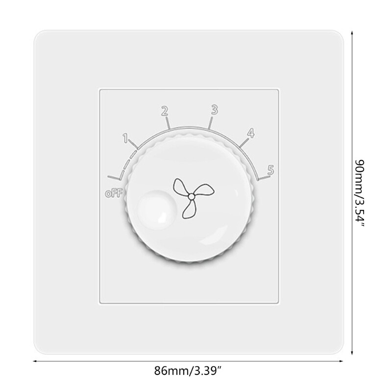 Universal Surface Mounted Ceiling Fan Speed Controller Fan Speed Control Switch gallery