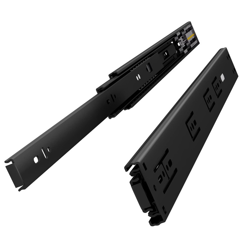 18″ Soft Close Drawer Slide VK1245 3-Fold Full Extension Self Silent Closing …