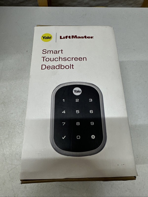 Yale LiftMaster Smart Lock Touchscreen Deadbolt LM-YRD256-MQ1-619 Satin Nickel