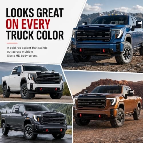 Tow Hook Covers Compatible with 2020 2021 2022 2023 2024 2025 2026 GMC Red gallery