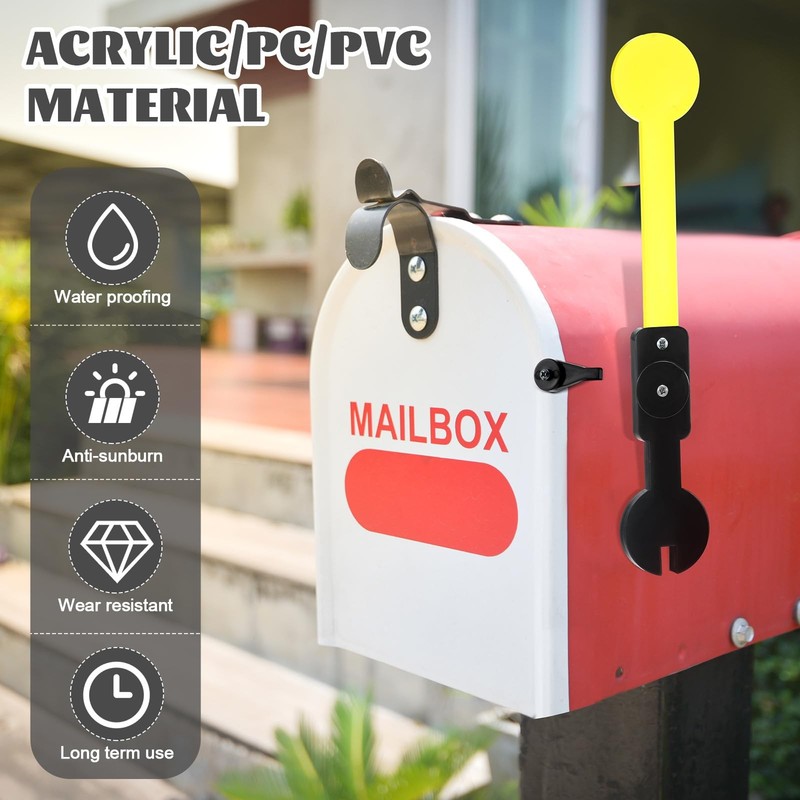 Mailbox Delivery Notification Alert Signal Flag Kits Mailboxes Accessories wi... gallery