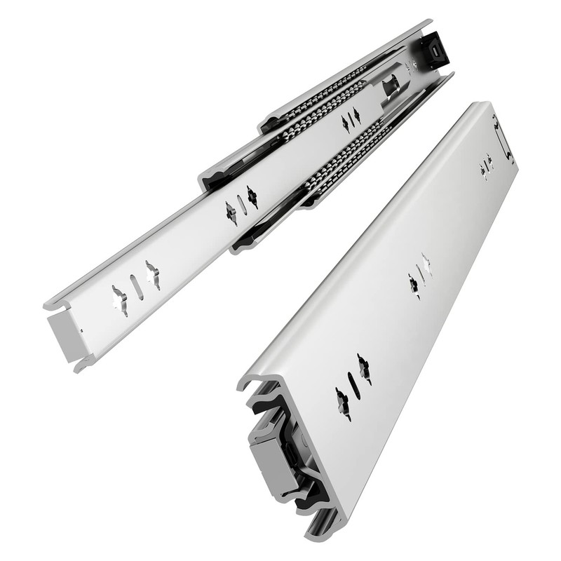 Drawer Slide 16″ 2″ Width 265lb Load Capacity – 3-Fold Full Extension