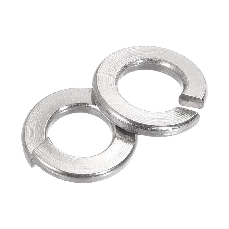 Split Lock Washer, 1/4-Inch 304 Stainless Steel Spring Lock Washer 50pcs